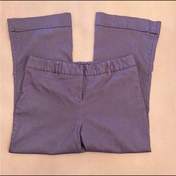 Bisou Bisou crop pants lavender size 8 spandex - Picture 14 of 15